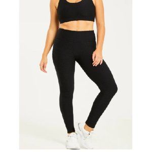 Booty By Brabants Croco Skin Leggings, One Size, Black